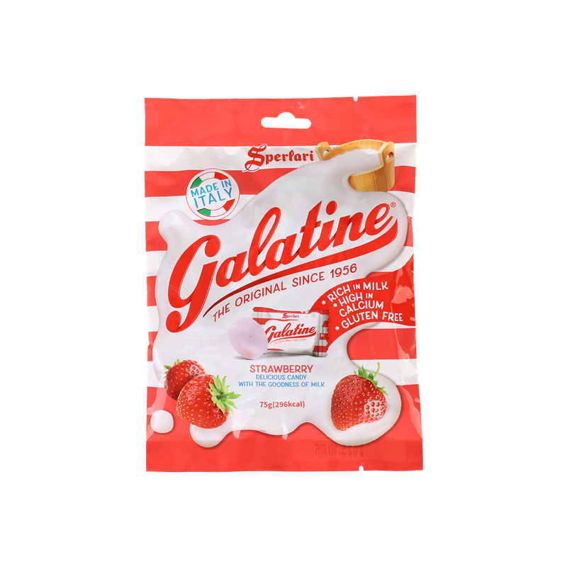 갈라티네 스트로베리 밀크 캔디 75g